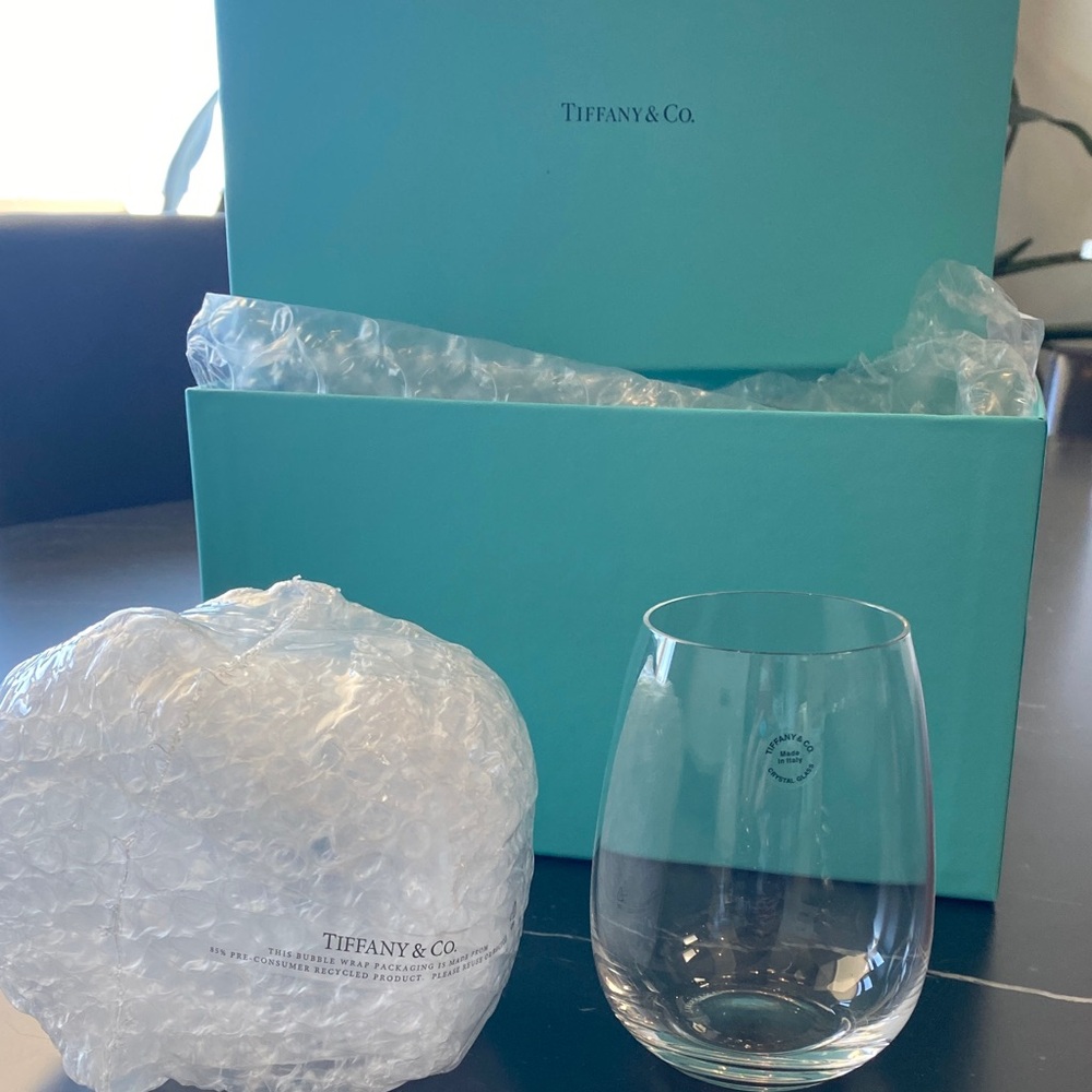 Tiffany & Co. Stemless Wine Glasses